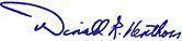 Don Henthorn Signature