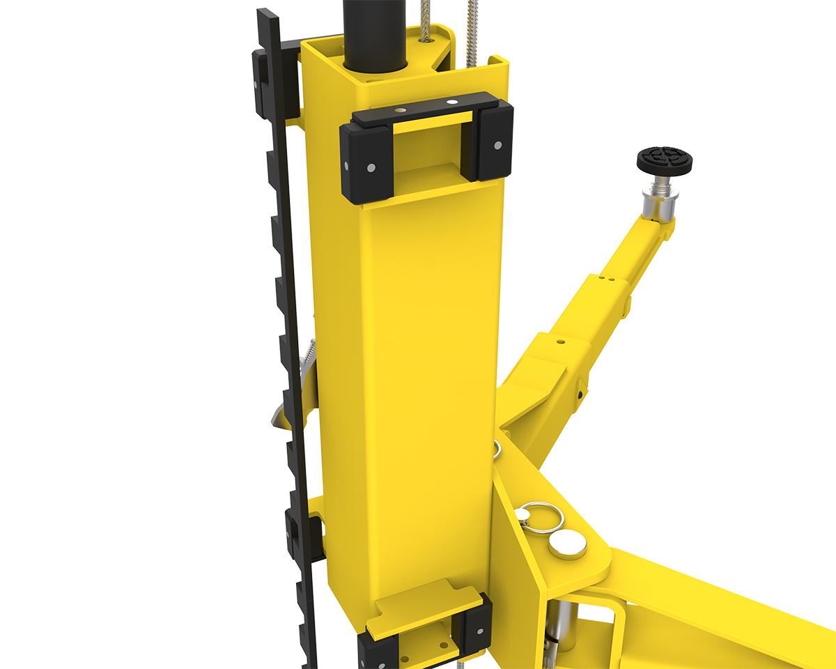 Heavy-Duty tubular steel carriage for maximum strength