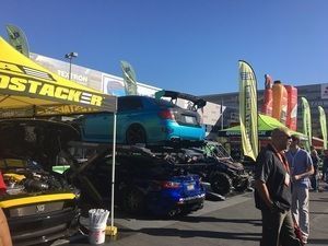 SEMA show 2017 outdoor BendPak booth