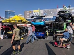 SEMA show outdoor booth